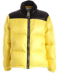 Moschino - Bicolor Quilted Tech Viscose Puffer Jacket - Lyst