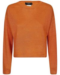 Weekend by Maxmara - Oversized Crewneck Jumper - Lyst