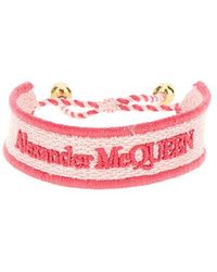 Alexander McQueen - Embroidered Bracelet - Lyst