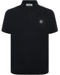 Stone Island - Compass Patch Short-sleeved Polo Shirt - Lyst
