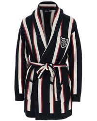 Polo Ralph Lauren - Striped Belted-waist Cardigan - Lyst