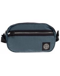 Stone Island - Logo Patch Belt Bag - Lyst