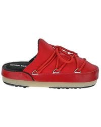 Moon Boot - Red Icon Mule In Nylon - Lyst