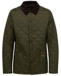 Barbour - Collared Quilted Coat - Lyst