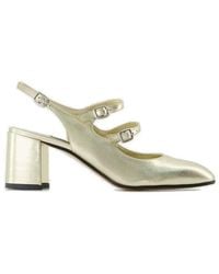 CAREL PARIS - Banana Square Toe Slingback Pumps - Lyst
