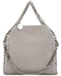 Stella McCartney Falabella Chain Link Tiny Tote Bag - Gray