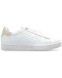 EA7 - Logo-Printed Lace-Up Sneakers - Lyst