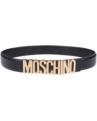 Moschino Logo Plaque Belt - Multicolor