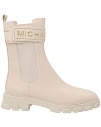 Michael Kors Ridley Ankle Boots - White