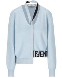 Fendi - Cashmere Cardigan - Lyst