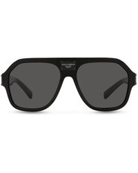 Dolce & Gabbana - Pilot Frame Sunglasses - Lyst