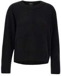 A.P.C. - "alison" And Merino Wool Pullover - Lyst