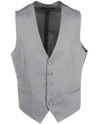 Tagliatore - V-Neck Tailored Waistcoat - Lyst