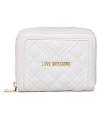 Love Moschino - Quilted Zipped Wallet - Lyst