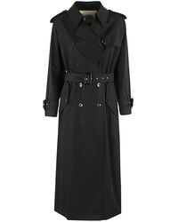 Herno - Double-breasted Belted Trench Coat - Lyst