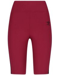 adidas Originals Adicolor Classics High-waisted Shorts - Red