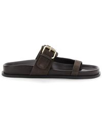 A.Emery - Prince Buckle Slide Sandals - Lyst