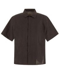 Uma Wang - Short Sleeved Buttoned Shirt - Lyst