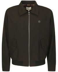 Maison Kitsuné - Harrington Jacket In Technical Cotton Gabardine W - Lyst