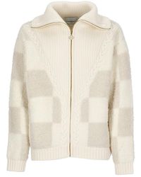 Casablancabrand - Checked Boucle Cardigan - Lyst
