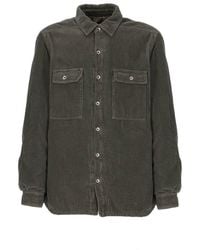 Rick Owens - Corduroy Button-up Shirt Jacket - Lyst
