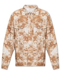 Isabel Marant - Camouflage-printed Buttoned Denim Jacket - Lyst