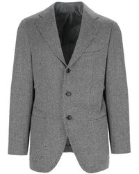 Cesare Attolini - Striped Blazer Jacket - Lyst