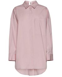 Semicouture - Tie-Back Long Sleeve Top - Lyst