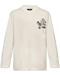 Y-3 - T-shirt With Floral Motif, - Lyst