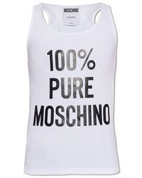 Moschino - Sleeveless T-shirt - Lyst