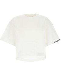 Alexander McQueen T-shirts for Women - Up to 70% off at Lyst.com