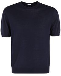 Malo - Short Sleeve Knit Top - Lyst