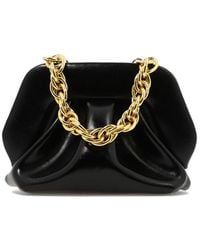 THEMOIRÈ - Chain-link Gathered Strapped Clutch Bag - Lyst