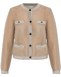 Tory Burch - Button-Up Cardigan - Lyst