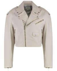 Halfboy - Chiodo Crop Jacket - Lyst