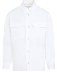Valentino - Flower-appliqué Straight Shirt Jacket - Lyst