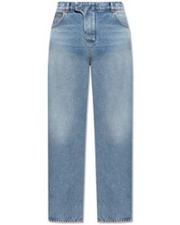 Balmain - Jeans With Slightly Tapered Legs - Lyst