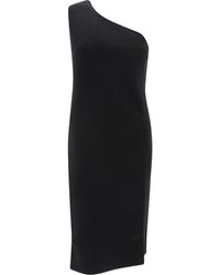 Bottega Veneta - One-shoulder Dress Black - Lyst