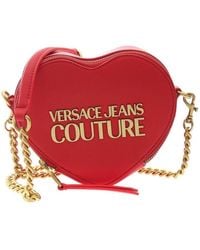 Versace Jeans Couture Heart Shape Crossbody Bag - Red