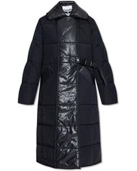 Ganni - Quilted Puffer Coat - Lyst