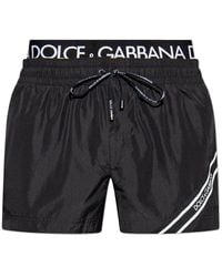 Dolce & Gabbana - Logo-band Swim Shorts - Lyst