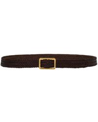 Tom Ford - Logo Braided Leather Belt - Lyst