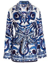 Dolce & Gabbana - Blue Mediterranean Shirt - Lyst