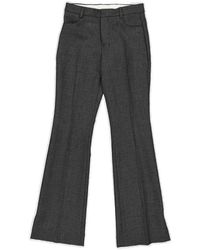 Ami Paris - Mid-rise Flared Tailored Trousers - Lyst