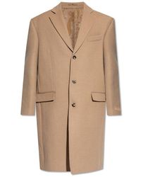 Versace - Wool Coat - Lyst