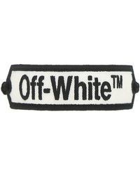 Off-White c/o Virgil Abloh Logo Knotted Bracelet - White