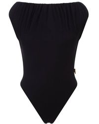 Jacquemus - Ruched One-piece Swimsuit - Lyst