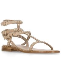 Ash - Play Bis Tonal-Studded Flat Sandals - Lyst