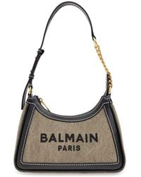 Balmain - B-Army Panelled Top Handle Bag - Lyst