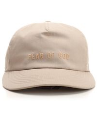Fear Of God - Embossed-logo Cotton Cap - Lyst